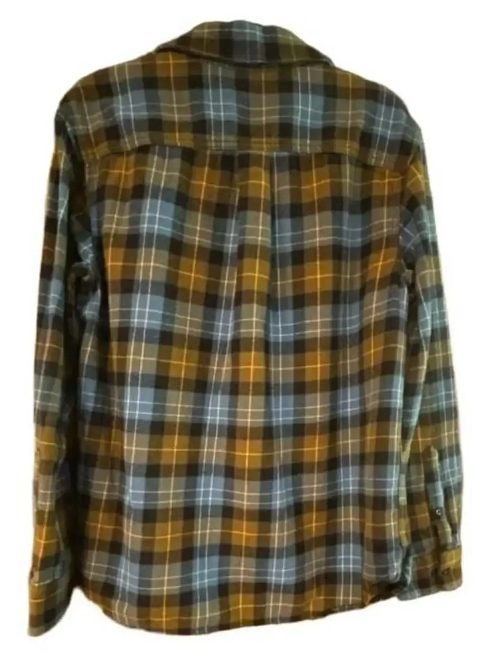 The North Face Men's Plaid Flannel Long Sleeve Button Down Shirt Medium
